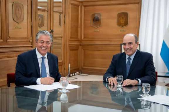 Guillermo Francos recibió al gobernador de Neuquén Guillermo Francos recibió al gobernador de Neuquén