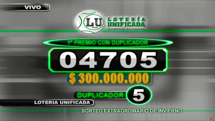 Lotería Unificada: el Extraordinario de Invierno fue para el número 04705 Lotería Unificada: el Extraordinario de Invierno fue para el número 04705