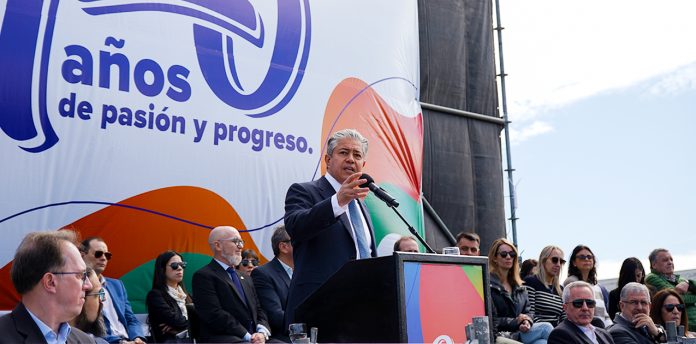 El gobernador Figueroa anunció obras en el aniversario de la ciudad de Neuquén El gobernador Figueroa anunció obras en el aniversario de la ciudad de Neuquén