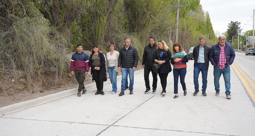Figueroa y Gaido inauguraron una obra de asfalto muy esperada Figueroa y Gaido inauguraron una obra de asfalto muy esperada
