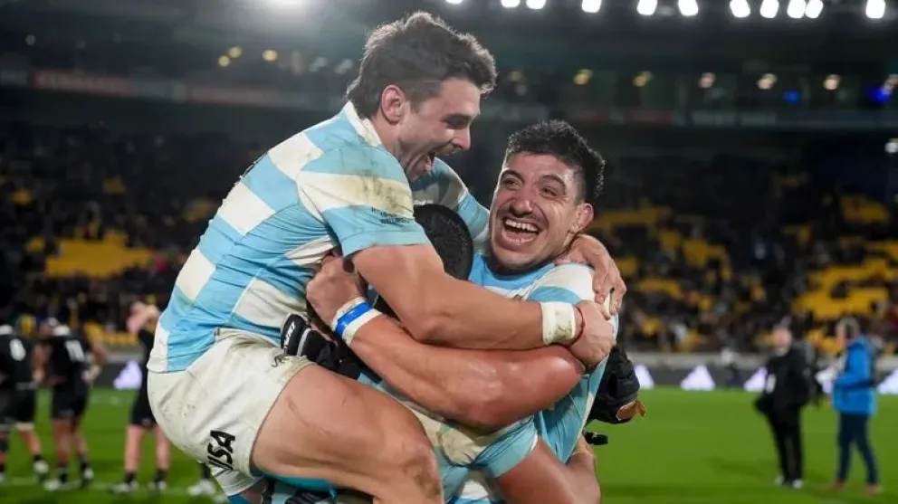 Histórico triunfo de Los Pumas: vencieron 29-28 a Sudáfrica por el Rugby Championship Histórico triunfo de Los Pumas: vencieron 29-28 a Sudáfrica por el Rugby Championship