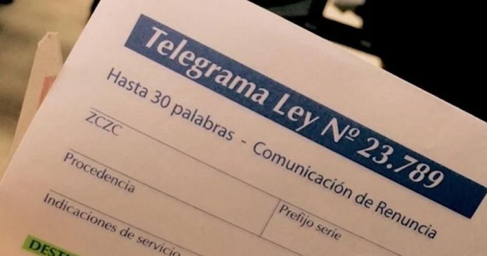 La AFIP eliminó la obligación de informar los telegramas laborales La AFIP eliminó la obligación de informar los telegramas laborales