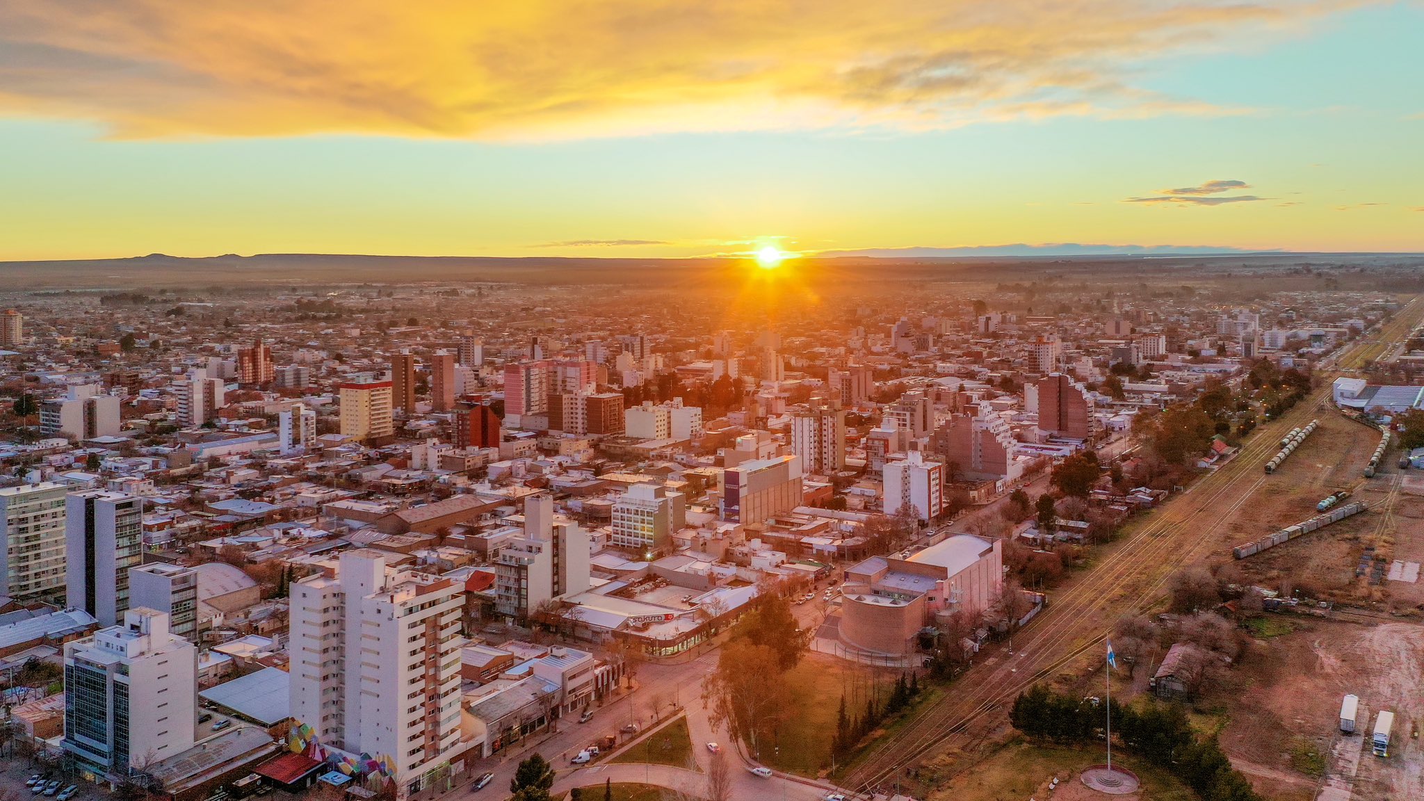 Vista aérea de Cipolletti