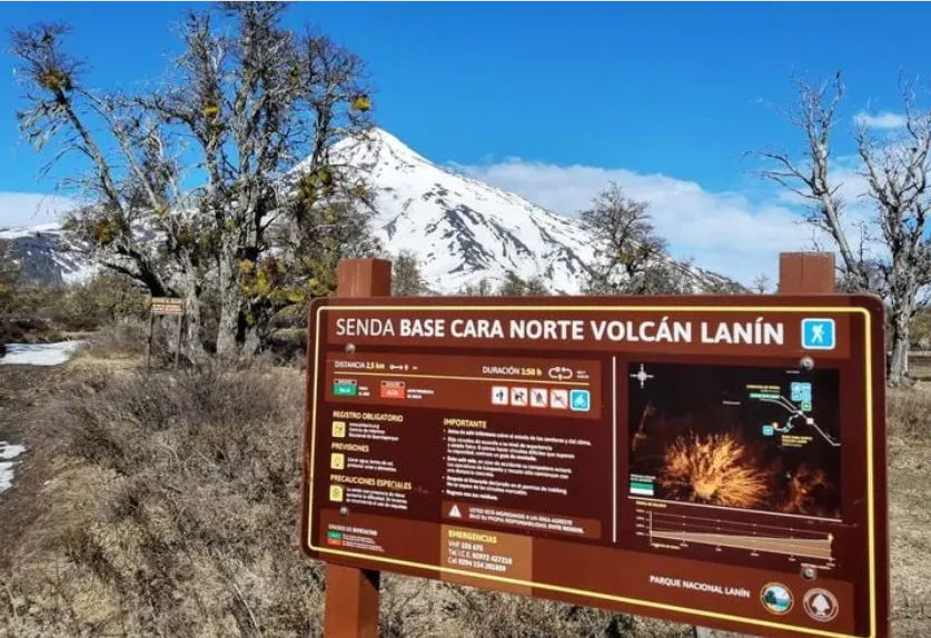 Suspenden los ascensos por la cara norte del Volcán Lanín con esquíes y snowboard Suspenden los ascensos por la cara norte del Volcán Lanín con esquíes y snowboard