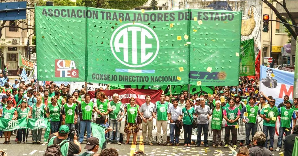 ATE definió Paro Nacional el jueves 27 con movilizaciones sorpresivas ...