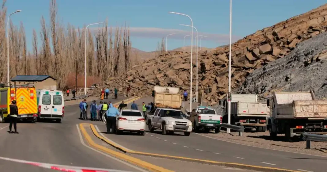 Obras en la Ruta 43: comienza la remediación del Cerro de la Virgen Obras en la Ruta 43: comienza la remediación del Cerro de la Virgen