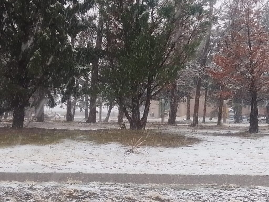 Nevada inesperada sorprendió a vecinos de Casa de Piedra Nevada inesperada sorprendió a vecinos de Casa de Piedra