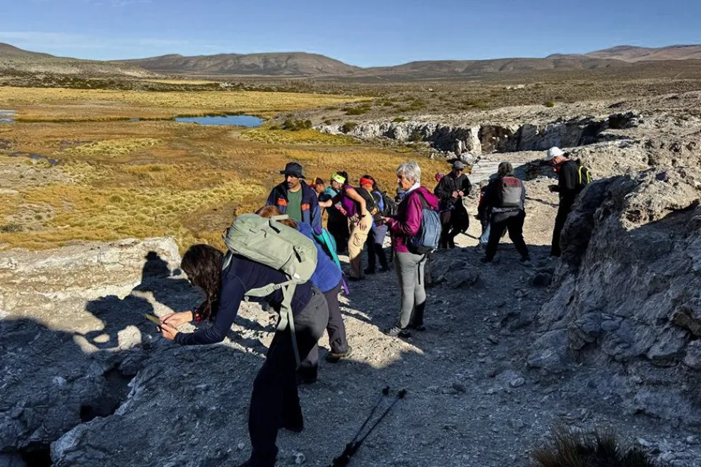 Senderismo entre volcanes y fósiles: una travesía única en el norte patagónico Senderismo entre volcanes y fósiles: una travesía única en el norte patagónico
