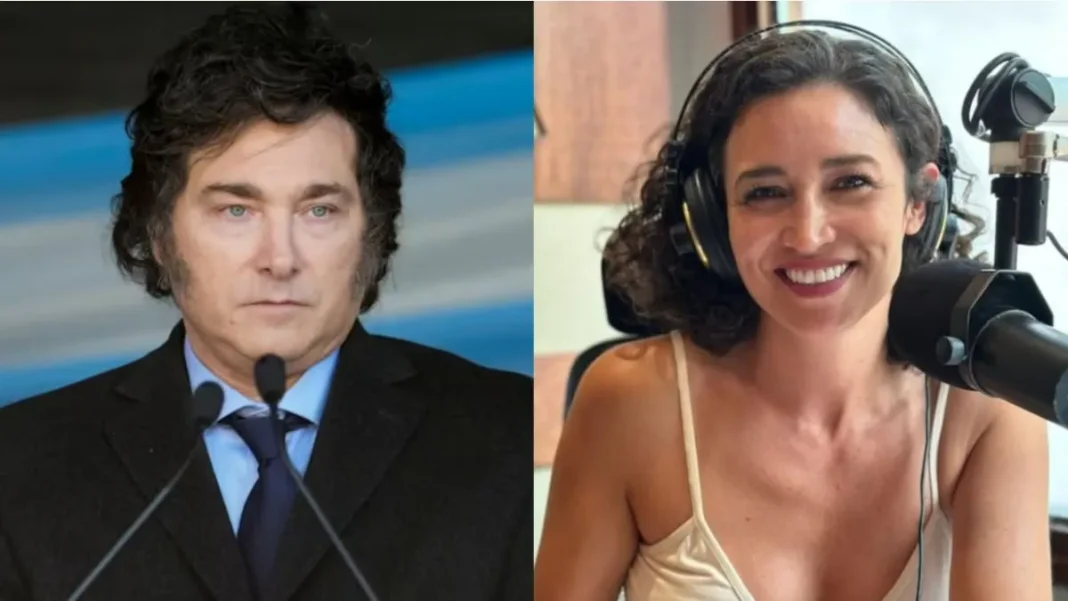 Milei denunció penalmente a Julia Mengolini por injurias Milei denunció penalmente a Julia Mengolini por injurias