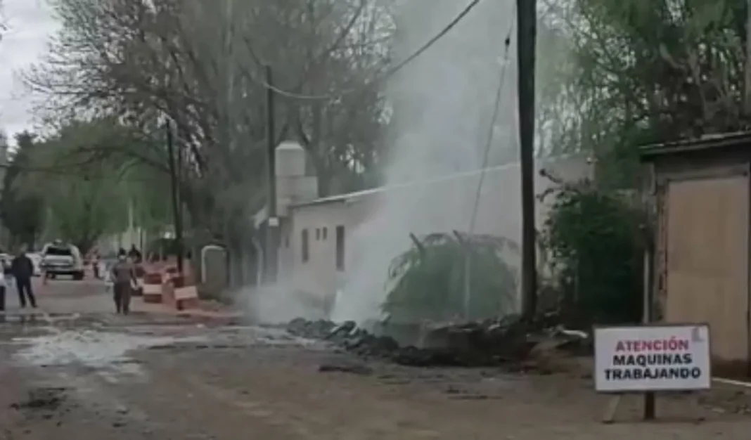 Fuga de gas en Plottier: evacuación preventiva y fuerte operativo de seguridad