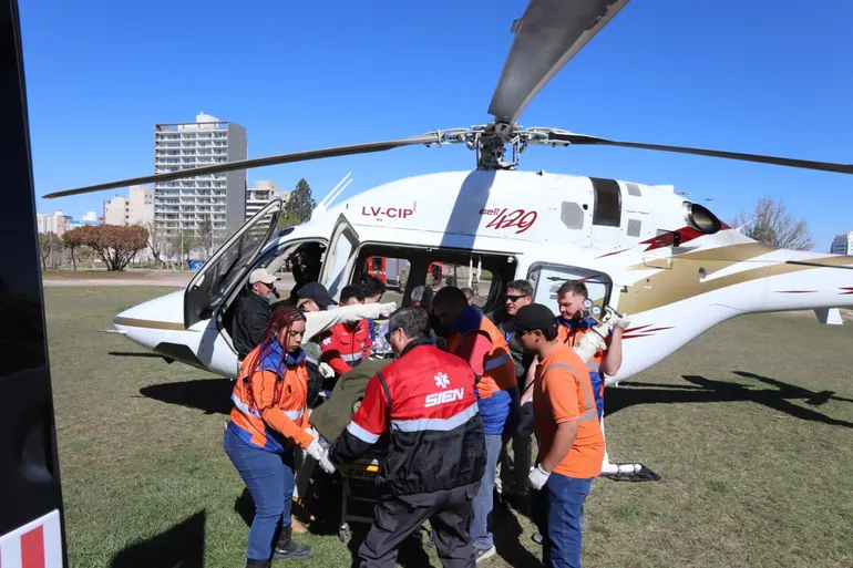 Vuelos sanitarios para trasladar a los heridos de un siniestro en Andacollo Vuelos sanitarios para trasladar a los heridos de un siniestro en Andacollo