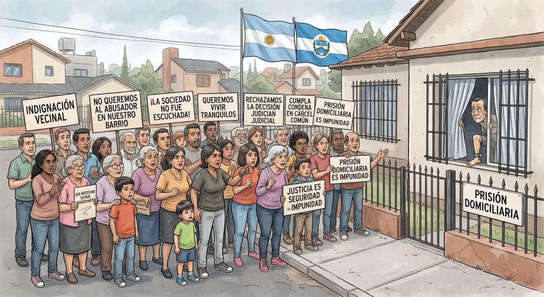 Prisión domiciliaria: La indignación de un barrio neuquino tras una decisión judicial cuestionada Prisión domiciliaria: La indignación de un barrio neuquino tras una decisión judicial cuestionada