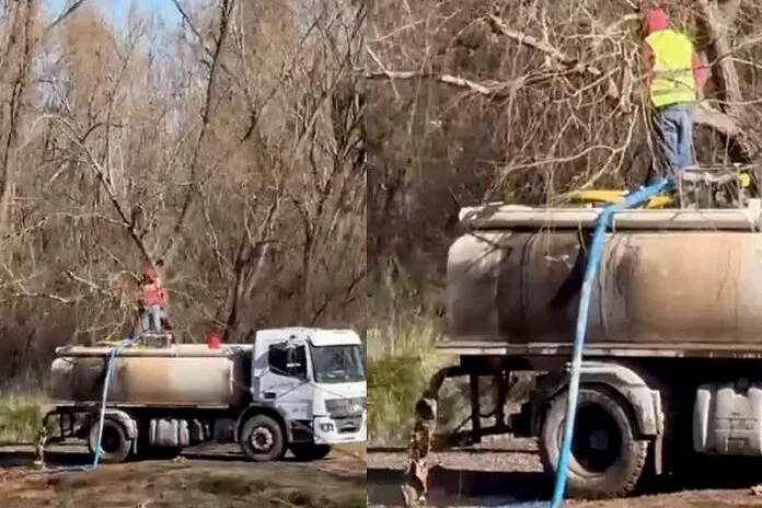 Multa millonaria a una empresa constructora por vertido ilegal en el río Neuquén Multa millonaria a una empresa constructora por vertido ilegal en el río Neuquén