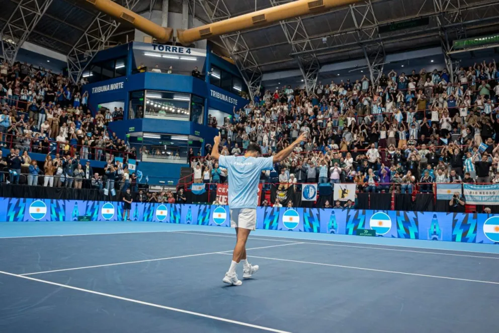 Día histórico en el Ruca Che: Argentina alcanzó los 100 triunfos en la Copa Davis Día histórico en el Ruca Che: Argentina alcanzó los 100 triunfos en la Copa Davis