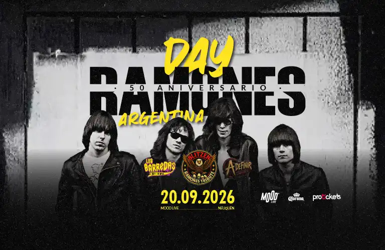 El “Ramones Day” llega a Neuquén de la mano de Blitzen en Mood Live El “Ramones Day” llega a Neuquén de la mano de Blitzen en Mood Live